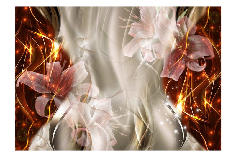 Fototapet Golden Comet 200x140 - Artgeist sp. z o. o. - Inredning - Väggdekor - Tapet & tapettillbehör - Fototapet