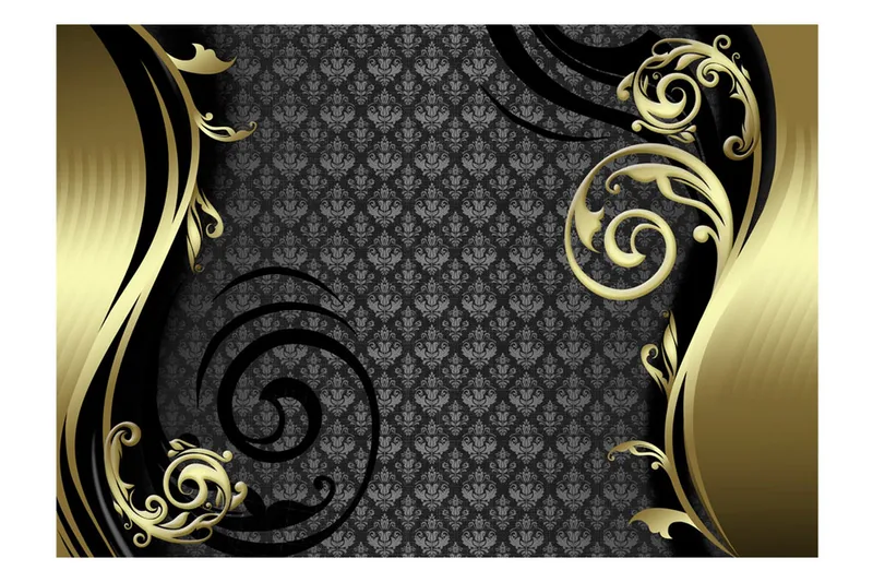 Fototapet Golden Curtain 150x105 - Artgeist sp. z o. o. - Inredning - Väggdekor - Tapet & tapettillbehör - Fototapet