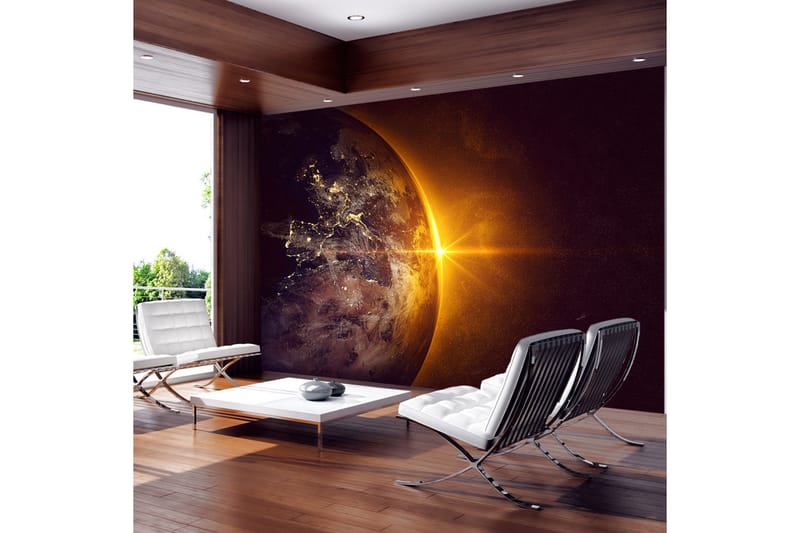 Fototapet Golden Earth 400x280 - Artgeist sp. z o. o. - Inredning - Väggdekor - Tapet & tapettillbehör - Fototapet