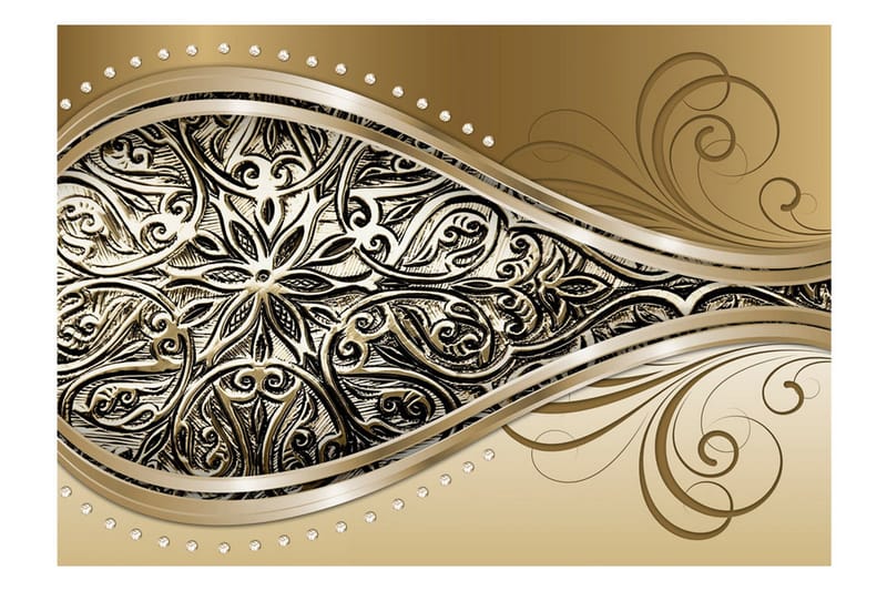 Fototapet Golden Eye 400x280 - Artgeist sp. z o. o. - Inredning - Väggdekor - Tapet & tapettillbehör - Fototapet