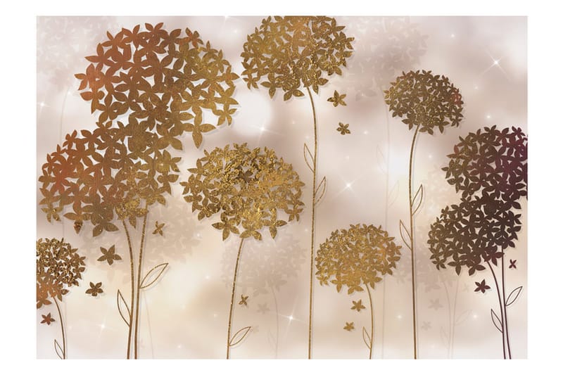 Fototapet Golden Garden 100x70 - Artgeist sp. z o. o. - Inredning - Väggdekor - Tapet & tapettillbehör - Fototapet