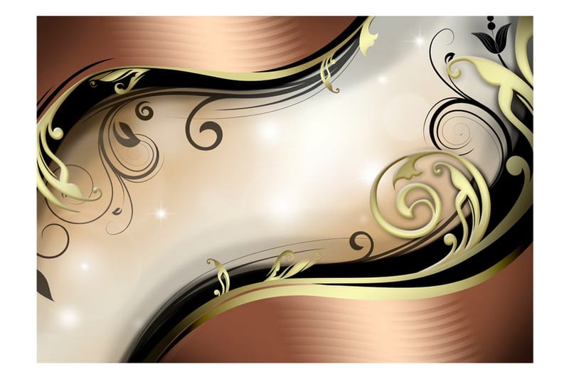 Fototapet Golden Glow 200x140 - Artgeist sp. z o. o. - Inredning - Väggdekor - Tapet & tapettillbehör - Fototapet