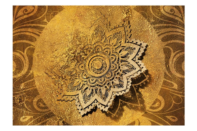 Fototapet Golden Illumination 150x105 - Artgeist sp. z o. o. - Inredning - Väggdekor - Tapet & tapettillbehör - Fototapet