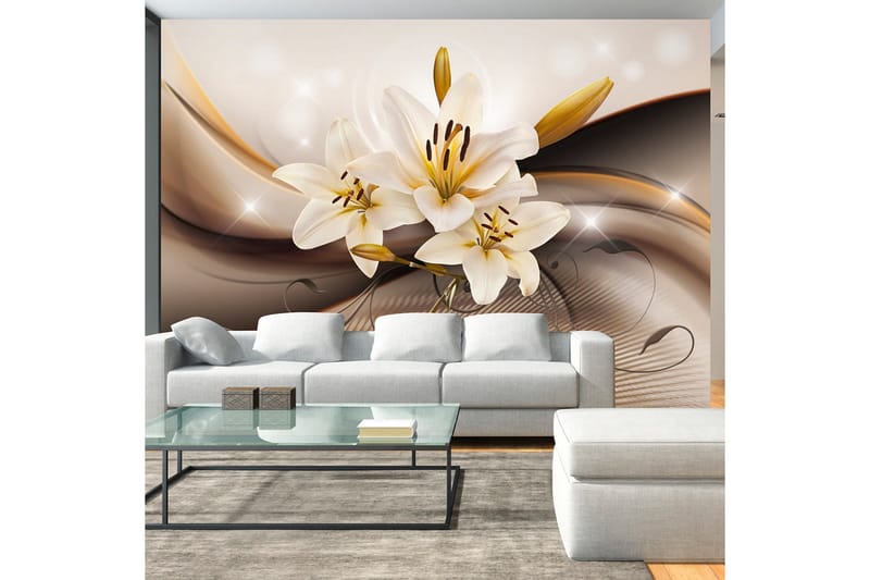 Fototapet Golden Lily 100x70, Artgeist sp. z o. o.