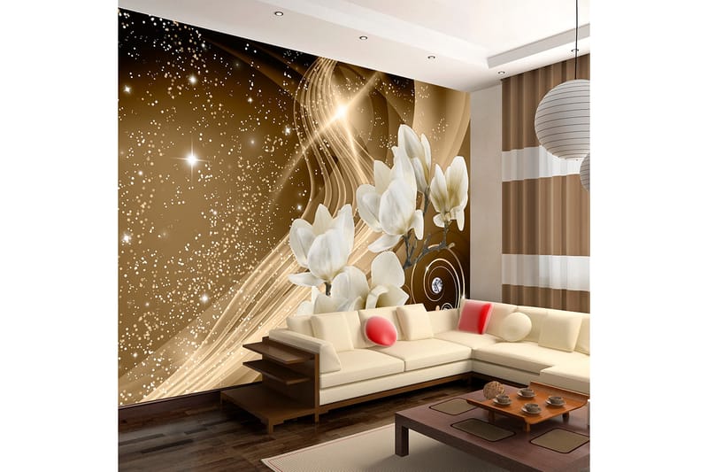Fototapet Golden Milky Way 150x105 - Artgeist sp. z o. o. - Inredning - Väggdekor - Tapet & tapettillbehör - Fototapet