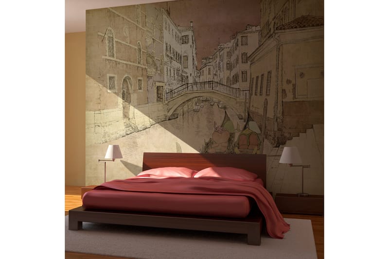 Fototapet Gondolas In Venice 300x231 - Artgeist sp. z o. o. - Inredning - Väggdekor - Tapet & tapettillbehör - Fototapet