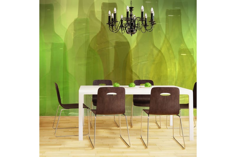 Fototapet Gröna Flaskor 350x270, Artgeist sp. z o. o.