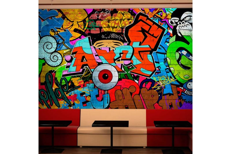 Fototapet Graffiti Art 300x210 - Artgeist sp. z o. o. - Inredning - Väggdekor - Tapet & tapettillbehör - Fototapet