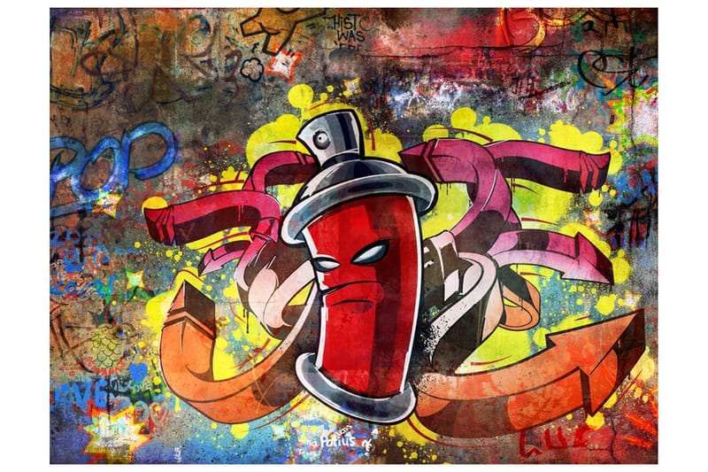 Fototapet Graffiti Monster 250x193, Artgeist sp. z o. o.