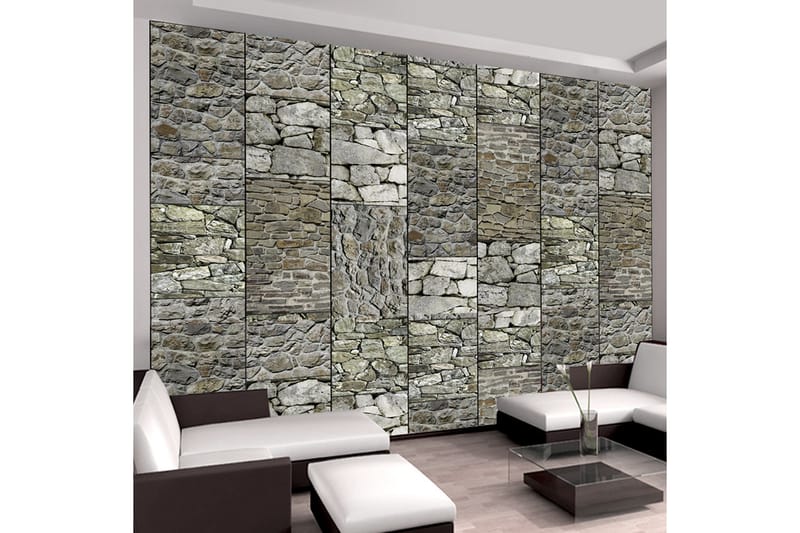 Fototapet Gray Stones 50x1000 - Artgeist sp. z o. o. - Inredning - Väggdekor - Tapet & tapettillbehör - Fototapet
