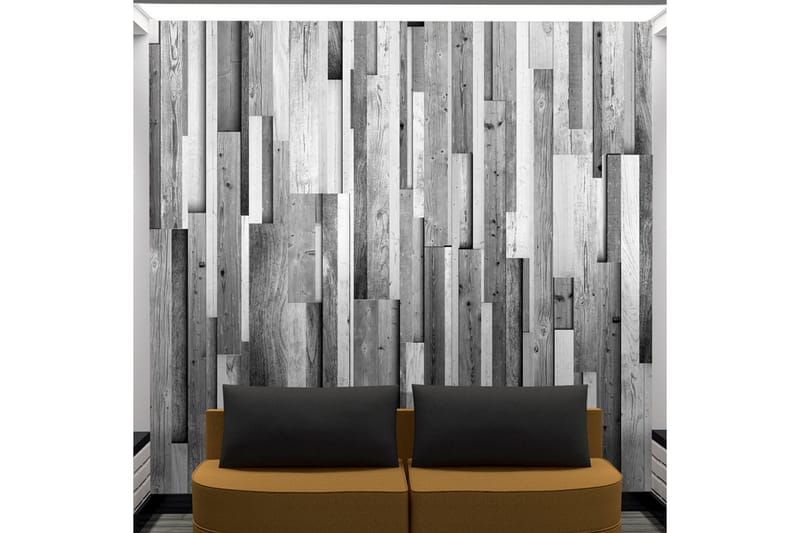 Fototapet Gray Wood 50x1000 - Artgeist sp. z o. o. - Inredning - Väggdekor - Tapet & tapettillbehör - Fototapet