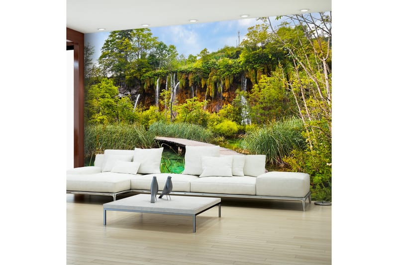 Fototapet Green Oasis 350x245 - Artgeist sp. z o. o. - Inredning - Väggdekor - Tapet & tapettillbehör - Fototapet