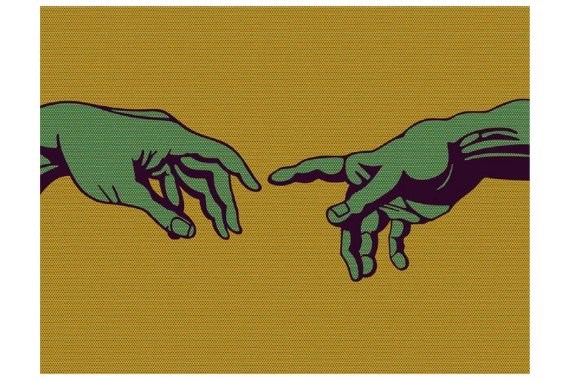 Fototapet Green Touch 300x231 - Artgeist sp. z o. o. - Inredning - Väggdekor - Tapet & tapettillbehör - Fototapet