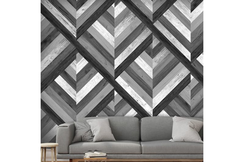 Fototapet Grey Maze 50x1000 - Artgeist sp. z o. o. - Inredning - Väggdekor - Tapet & tapettillbehör - Fototapet