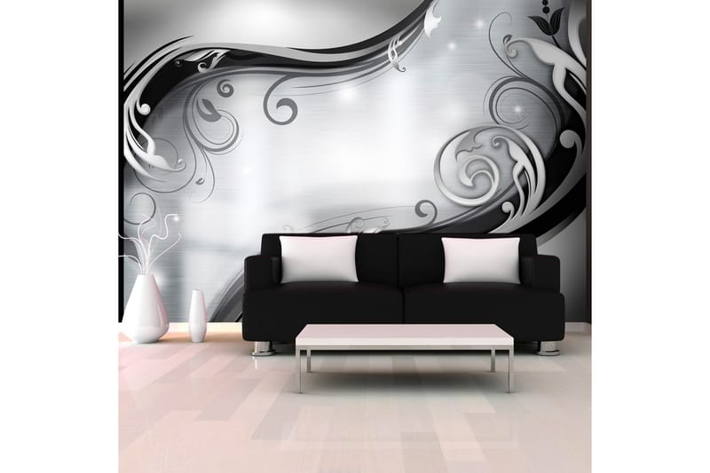 Fototapet Grey Wall 300x210 - Artgeist sp. z o. o. - Inredning - Väggdekor - Tapet & tapettillbehör - Fototapet