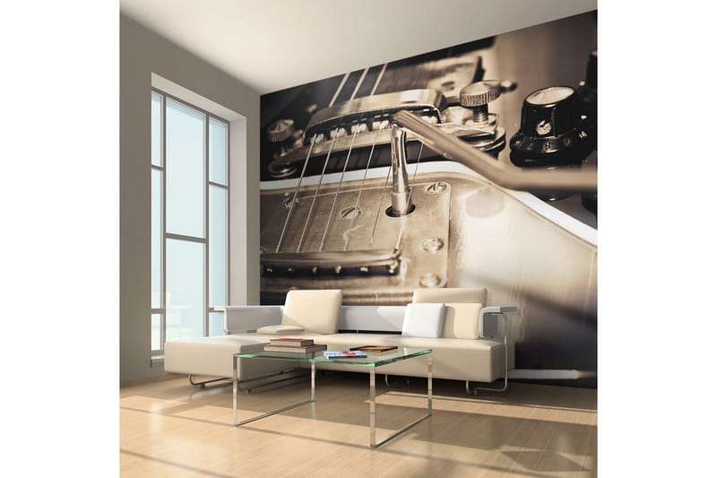 Fototapet Guitar 350x270 - Artgeist sp. z o. o. - Inredning - Väggdekor - Tapet & tapettillbehör - Fototapet