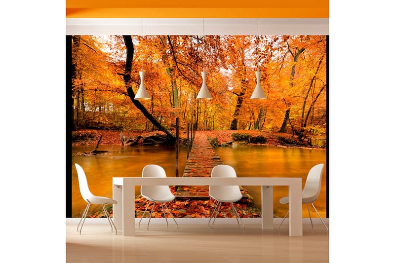 Fototapet Hösten Bro 250x193, Artgeist sp. z o. o.