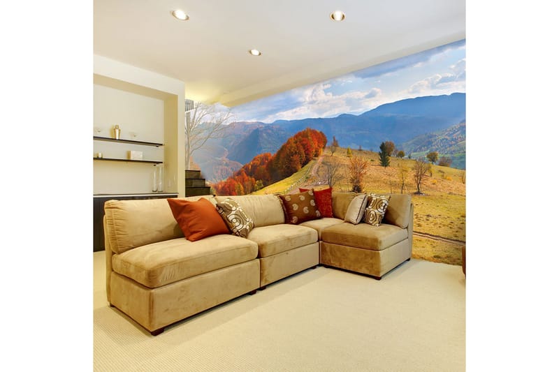 Fototapet Hösten Landskap Karpaterna 400x309 - Artgeist sp. z o. o. - Inredning - Väggdekor - Tapet & tapettillbehör - Fototapet