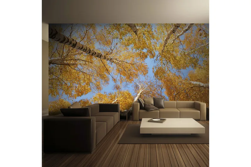 Fototapet Höstlig Trädtopparna 250x193 - Artgeist sp. z o. o. - Inredning - Väggdekor - Tapet & tapettillbehör - Fototapet