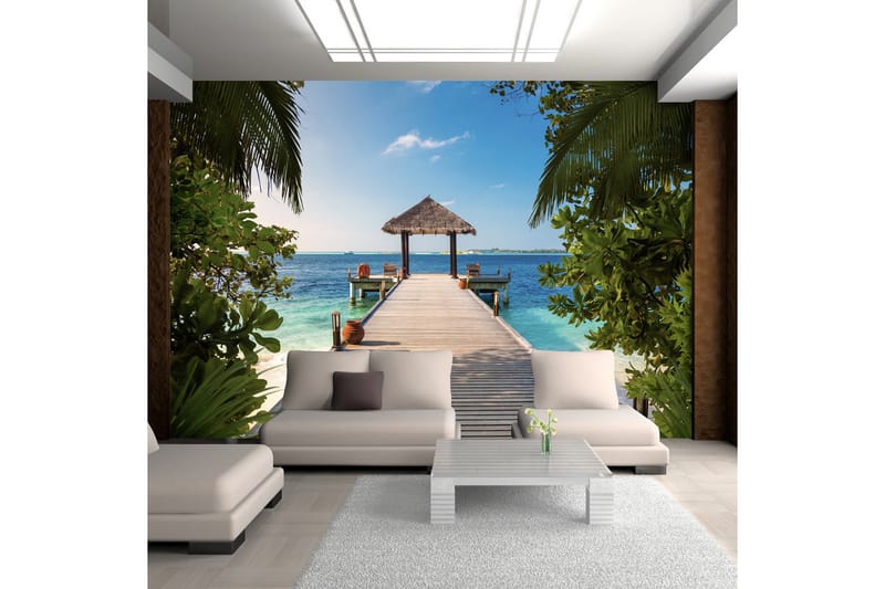 Fototapet Hawaiian Dream 350x245 - Artgeist sp. z o. o. - Inredning - Väggdekor - Tapet & tapettillbehör - Fototapet
