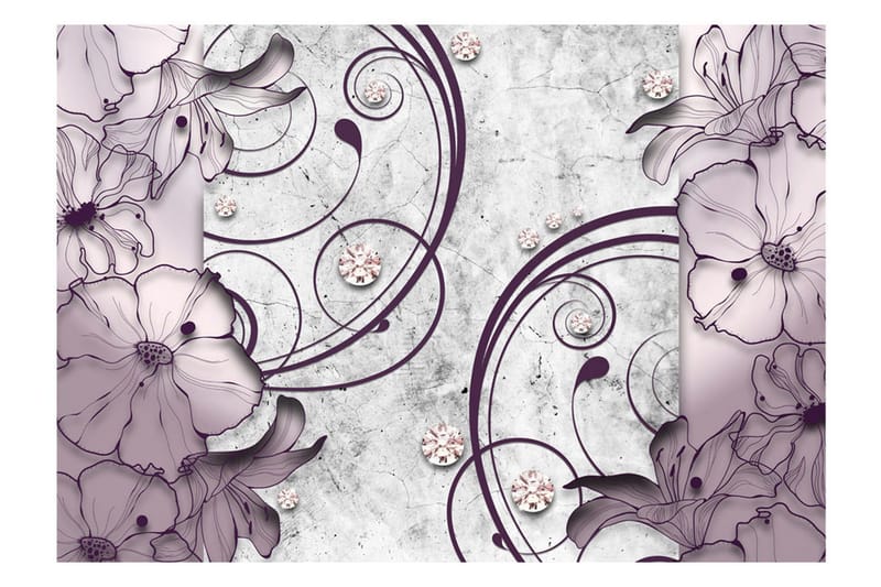 Fototapet Heather Dream 200x140 - Artgeist sp. z o. o. - Inredning - Väggdekor - Tapet & tapettillbehör - Fototapet