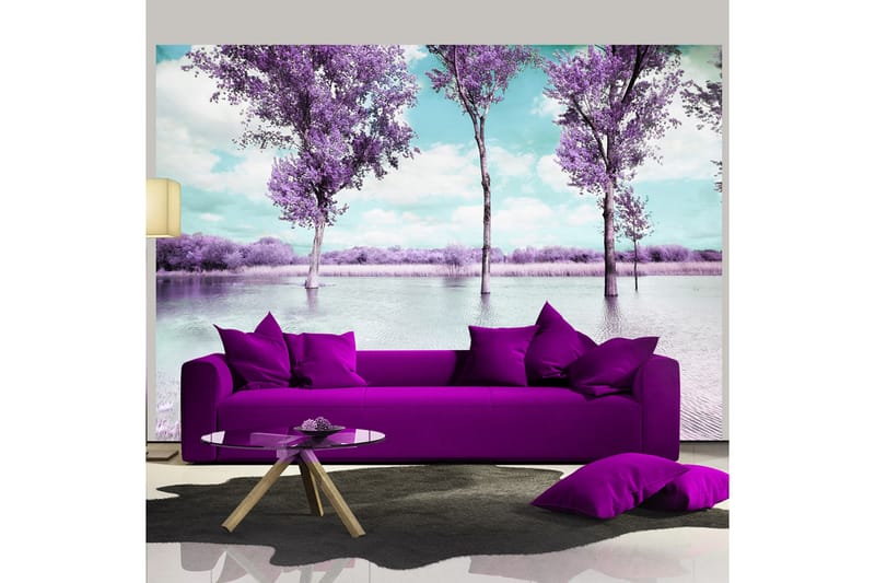 Fototapet Heather Landscape 100x70 - Artgeist sp. z o. o. - Inredning - Väggdekor - Tapet & tapettillbehör - Fototapet