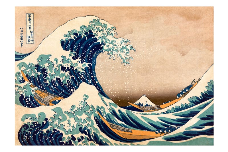 Fototapet Hokusai The Great Wave Off Kanagawa 250x175, Artgeist sp. z o. o.