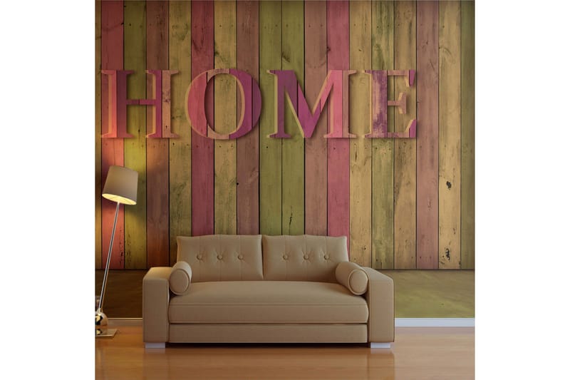 Fototapet House Pink 200x154, Artgeist sp. z o. o.