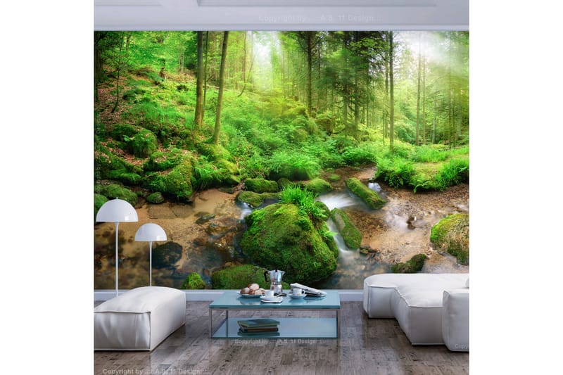 Fototapet Humid Forest 300x210 - Artgeist sp. z o. o. - Inredning - Väggdekor - Tapet & tapettillbehör - Fototapet