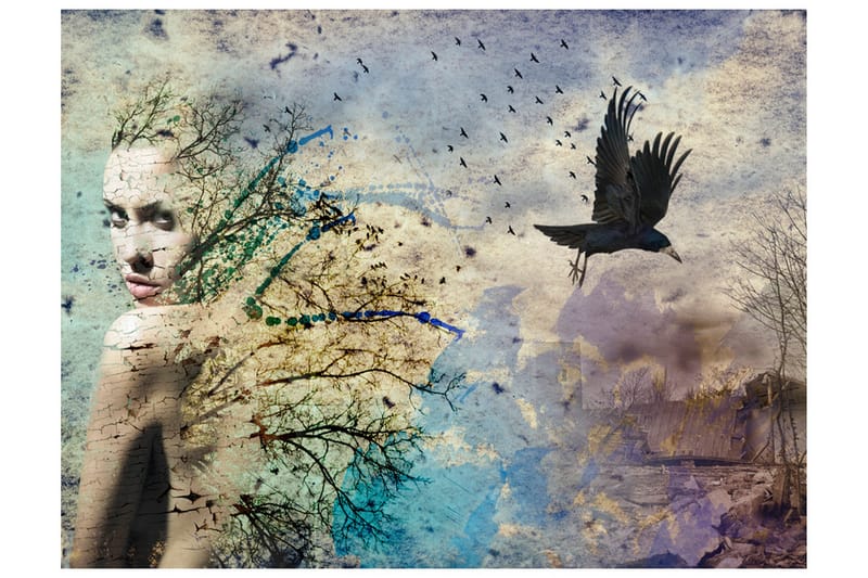 Fototapet Identity Change 200x154 - Artgeist sp. z o. o. - Inredning - Väggdekor - Tapet & tapettillbehör - Fototapet