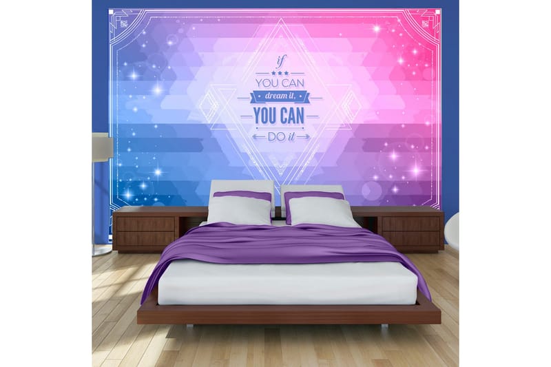 Fototapet If You Can Dream It You Can Do It! 300x210 - Artgeist sp. z o. o. - Inredning - Väggdekor - Tapet & tapettillbehör - Fototapet