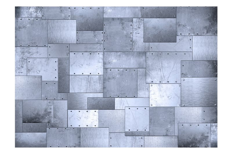 Fototapet Industrial Mosaic 350x245 - Artgeist sp. z o. o. - Inredning - Väggdekor - Tapet & tapettillbehör - Fototapet