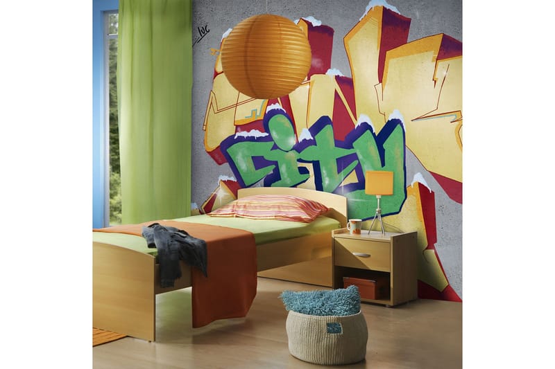 Fototapet Inner City Life 200x154 - Artgeist sp. z o. o. - Inredning - Väggdekor - Tapet & tapettillbehör - Fototapet