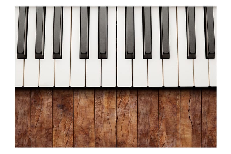 Fototapet Inspired By Chopin Mahogany 150x105 - Artgeist sp. z o. o. - Inredning - Väggdekor - Tapet & tapettillbehör - Fototapet