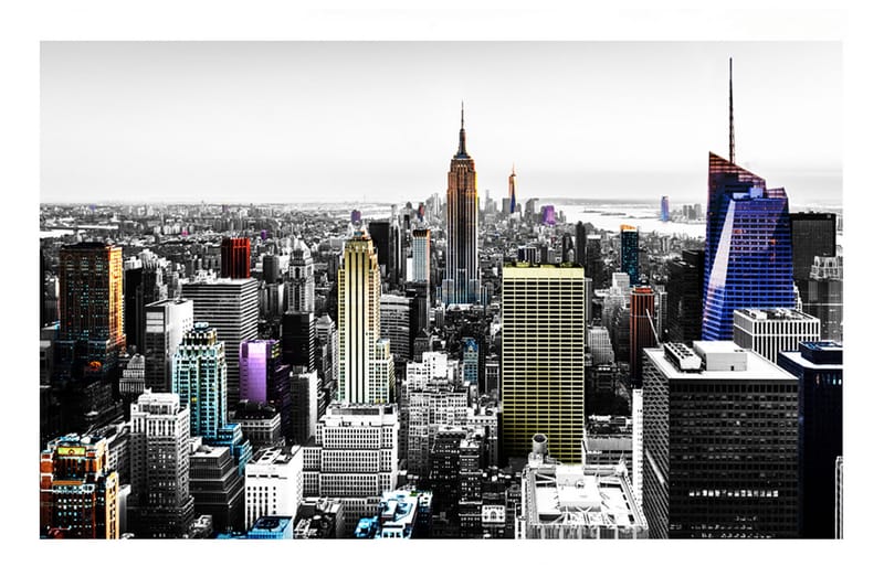 Fototapet Iridescent Skyscrapers 300x210, Artgeist sp. z o. o.