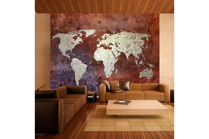 Fototapet Järn Kontinenter 250x193, Artgeist sp. z o. o.