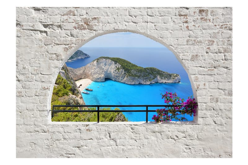 Fototapet Kalamaki Zakynthos 200x140 - Artgeist sp. z o. o. - Inredning - Väggdekor - Tapet & tapettillbehör - Fototapet