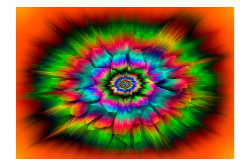Fototapet Kaleidoscope Of Colours 200x140 - Artgeist sp. z o. o. - Inredning - Väggdekor - Tapet & tapettillbehör - Fototapet