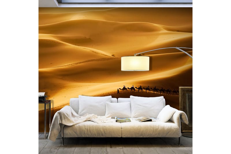 Fototapet Karavan Av Kameler 450x270 - Artgeist sp. z o. o. - Inredning - Väggdekor - Tapet & tapettillbehör - Fototapet