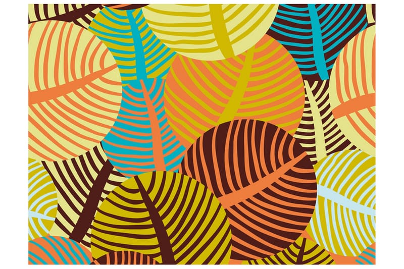 Fototapet Kollage Löv 400x309, Artgeist sp. z o. o.