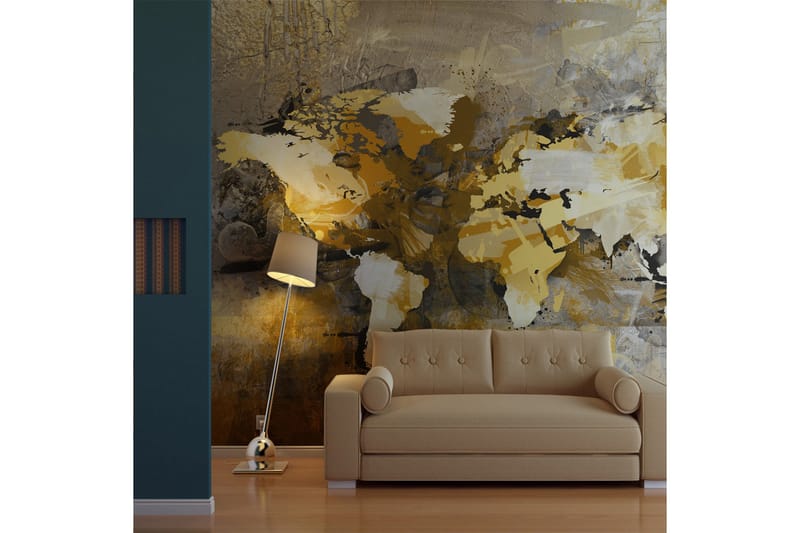 Fototapet Konstnärlig Karta Över Världen 400x309, Artgeist sp. z o. o.