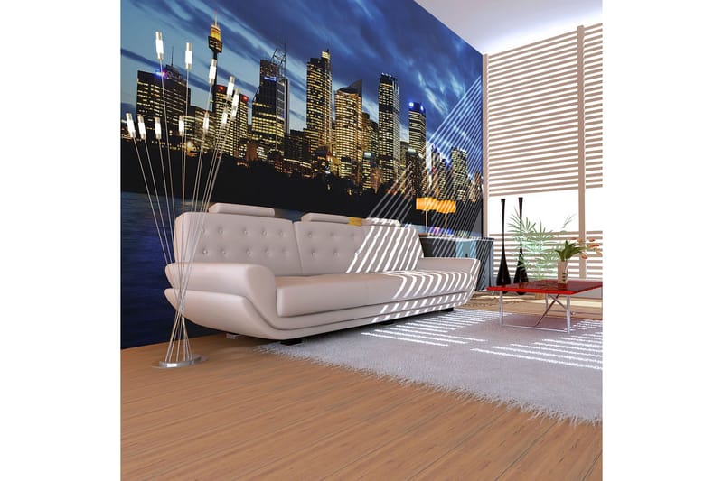 Fototapet Kväll Moln Över Sydney 350x270 - Artgeist sp. z o. o. - Inredning - Väggdekor - Tapet & tapettillbehör - Fototapet