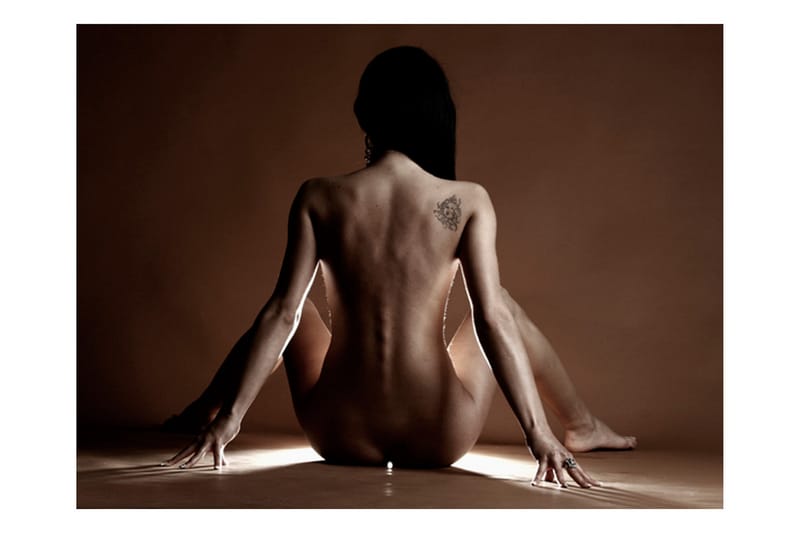 Fototapet Kvinna Med Tatuering 250x193 - Artgeist sp. z o. o. - Inredning - Väggdekor - Tapet & tapettillbehör - Fototapet