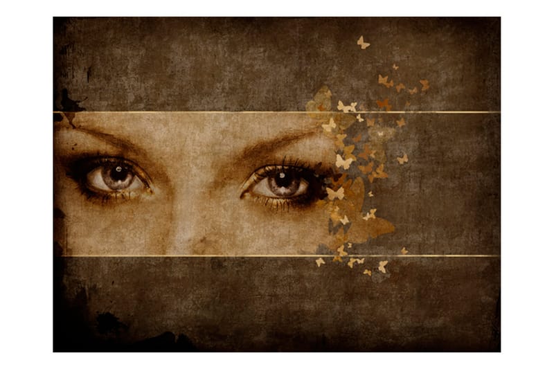 Fototapet Kvinna Och Fjärilar 200x154 - Artgeist sp. z o. o. - Inredning - Väggdekor - Tapet & tapettillbehör - Fototapet
