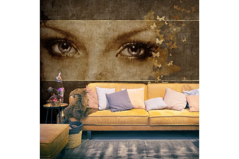 Fototapet Kvinna Och Fjärilar 200x154, Artgeist sp. z o. o.