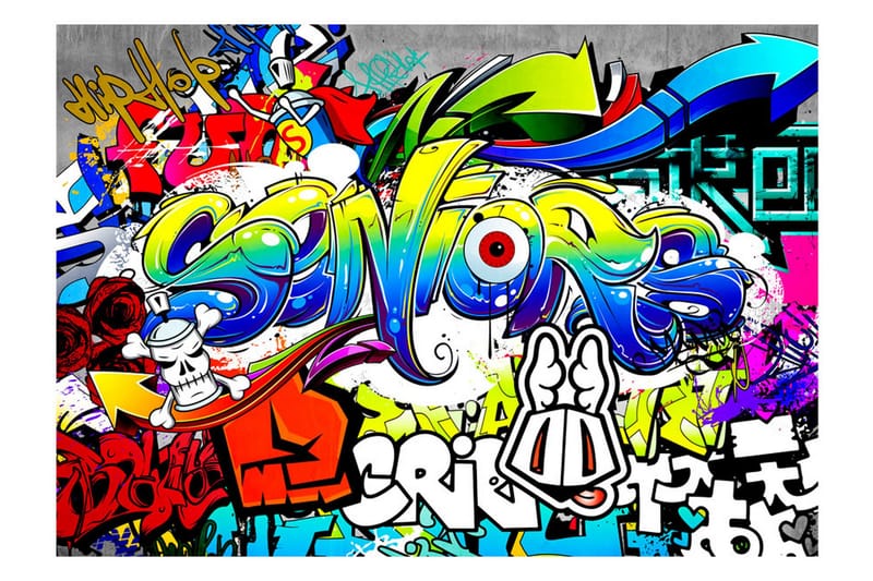 Fototapet Language Of A City 300x210 - Artgeist sp. z o. o. - Inredning - Väggdekor - Tapet & tapettillbehör - Fototapet