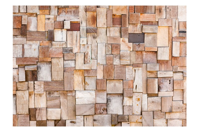 Fototapet Larch Mosaic 100x70 - Artgeist sp. z o. o. - Inredning - Väggdekor - Tapet & tapettillbehör - Fototapet