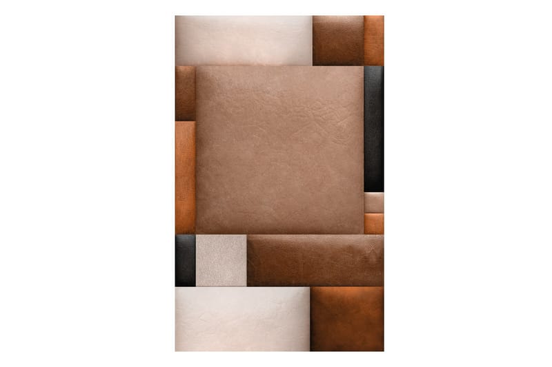 Fototapet Leather Blocks 50x1000 - Artgeist sp. z o. o. - Inredning - Väggdekor - Tapet & tapettillbehör - Fototapet