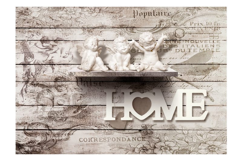 Fototapet Letters From Heaven 200x140 - Artgeist sp. z o. o. - Inredning - Väggdekor - Tapet & tapettillbehör - Fototapet