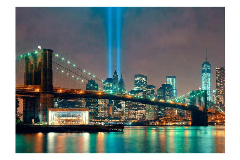 Fototapet Light Of NYC 300x210 - Artgeist sp. z o. o. - Inredning - Väggdekor - Tapet & tapettillbehör - Fototapet